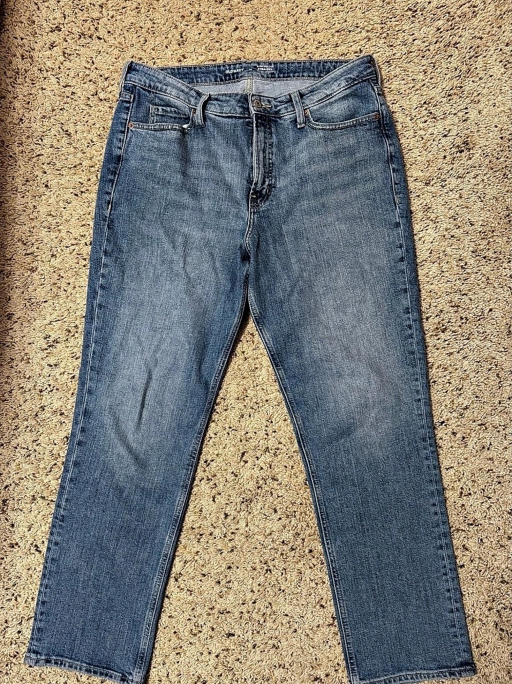 Old Navy Extra High Rise Straight Leg Jeans Size 14
